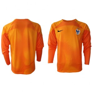 Frankrike Keeper Hjemmedrakt VM 2022 Langermet